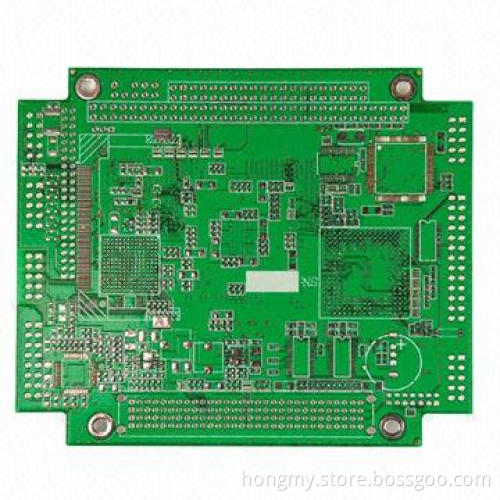 Multilayer PCB with 1.6mm Board Thickness, Immersion Gold Surface Finish, BGA